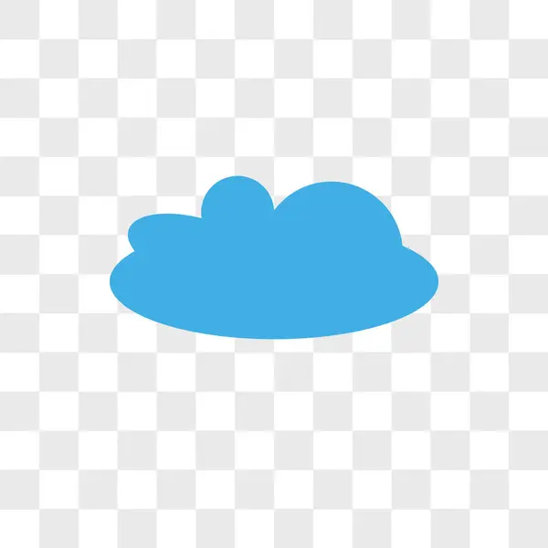 Icône vectorielle Cloudes isolée sur fond transparent, Nuages — Image vectorielle