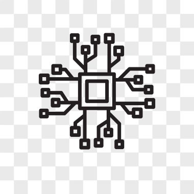 saydam arka plan üzerinde bigdata izole bigdata vektör simgesi 