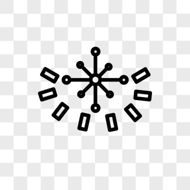 Saydam arka izole veri analytics dairesel vektör simgesi