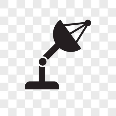 Saydam arka plan üzerinde P izole telefon alıcı vektör simgesi