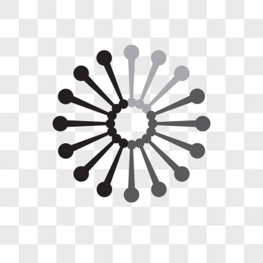 Saydam arka plan üzerinde izole vektör simge yükleme, yükleme 