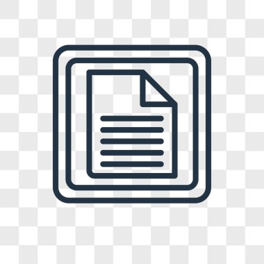 Saydam arka plan üzerinde izole Hizala sol vektör simge logo tasarımı yaptı Hizala