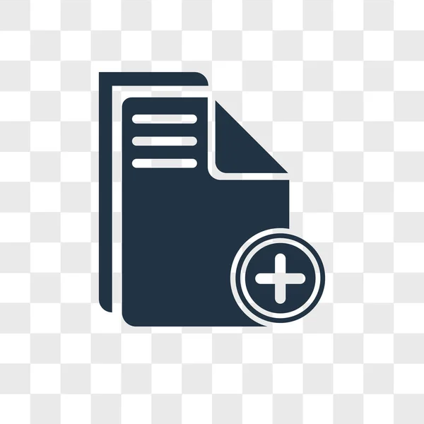 Значок вектора файла изолирован на прозрачном фоне, дизайн логотипа файла — стоковый вектор