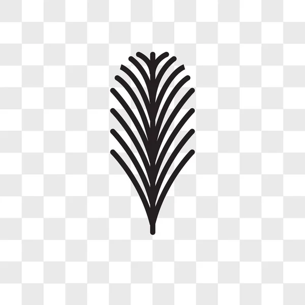 Векторна іконка листя єврея ізольована на прозорому фоні, Yew lea — стоковий вектор