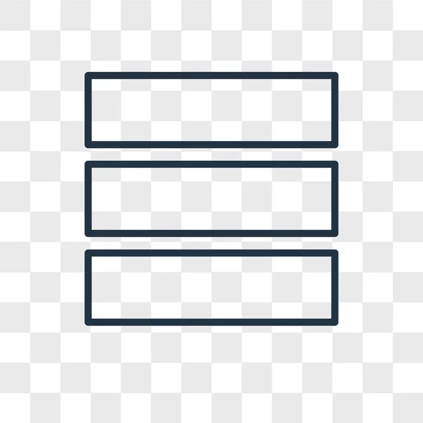 Ícone de vetor de layout isolado em fundo transparente, Design de logotipo de layout —  Vetores de Stock