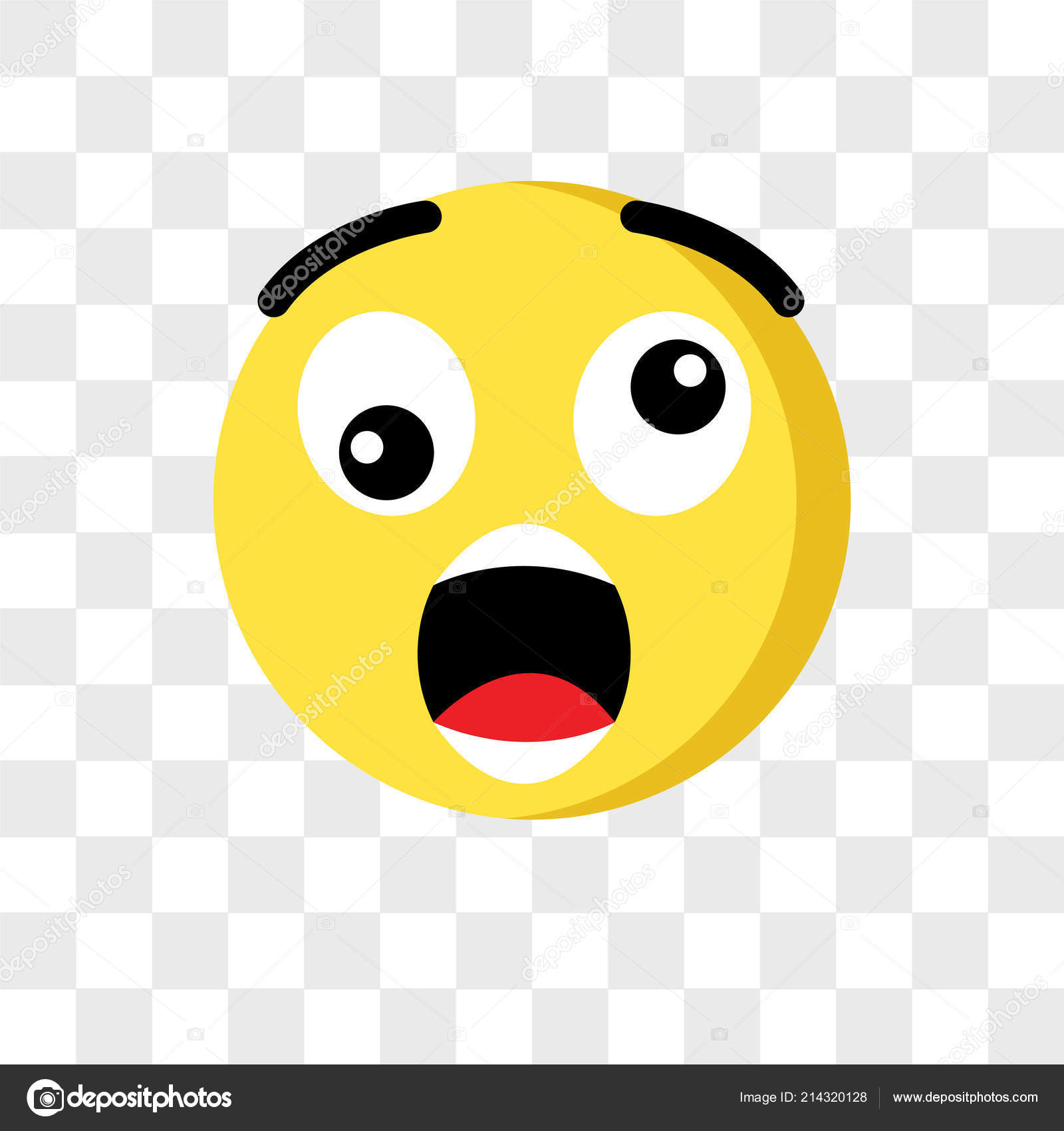 Shocked emoji icon vector vectors hi-res stock photography and images -  Alamy