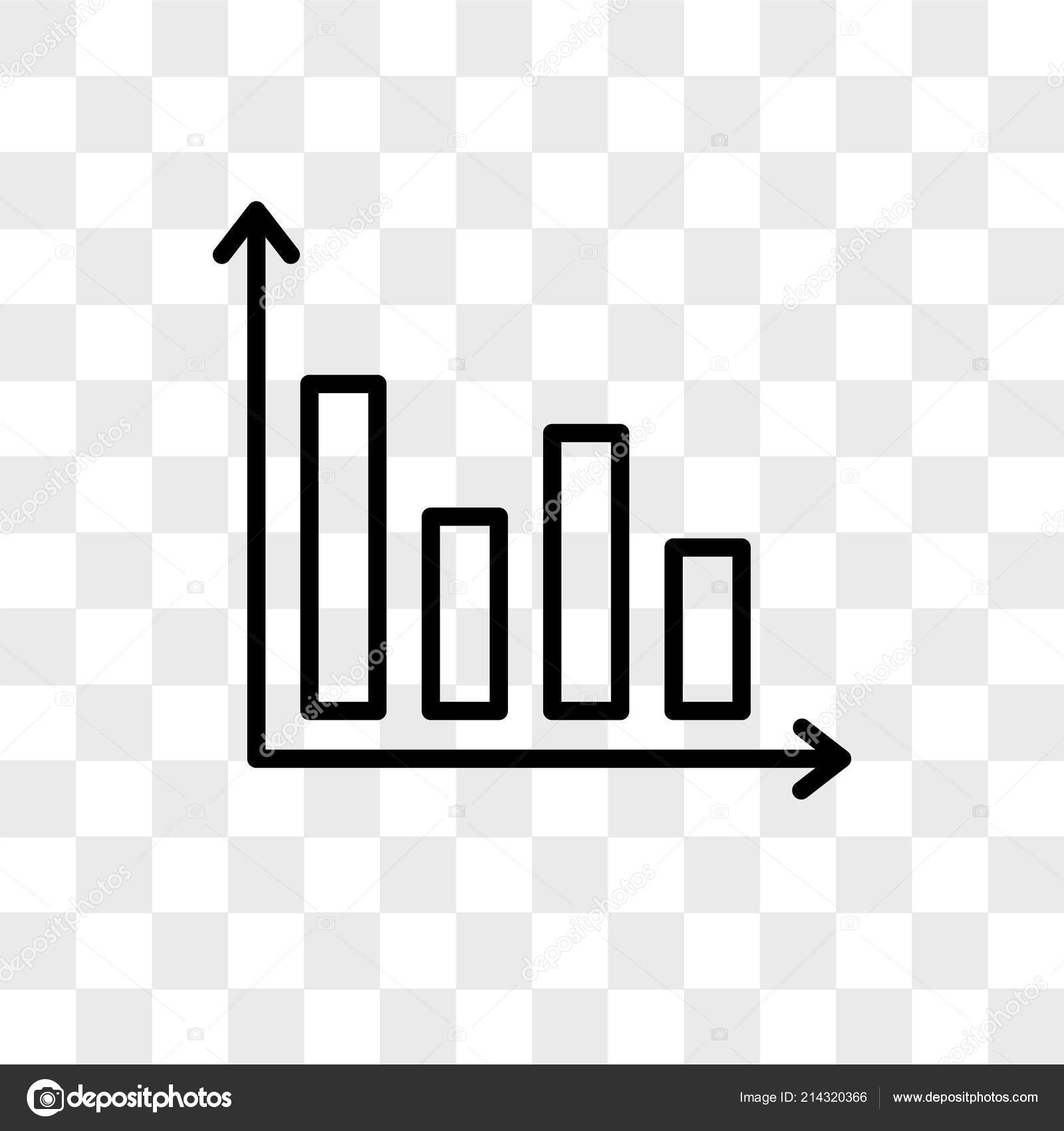 Bar Graph vector icon isolated on transparent background, Bar Graph logo  design Stock Vector Image by ©ProVectorStock #214320366