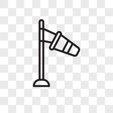 Saydam arka plan üzerinde rüzgar logo tasarımı izole rüzgar vektör simgesi