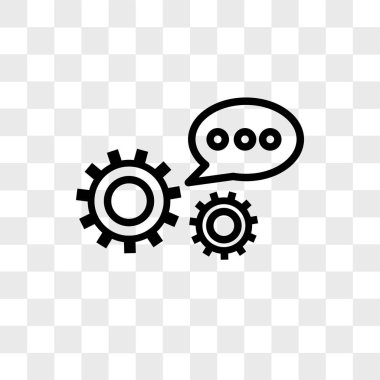 3d veri analytics vektör simgesi üzerinde şeffaf arka plan izole