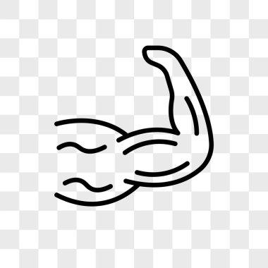 Saydam arka plan üzerinde güç logo izole güç vektör simgesi