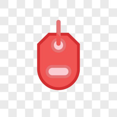 Saydam arka plan üzerinde etiketi logosu des izole etiketi vektör simgesi