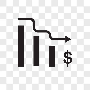 mal, şeffaf arka plan üzerinde izole maliyet uction vektör simgesi