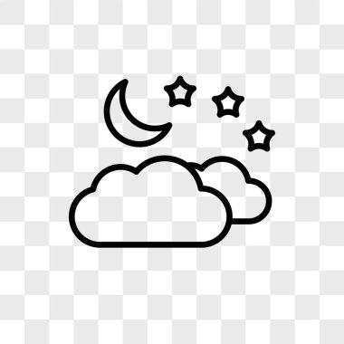 saydam arka plan üzerinde bulut logo izole bulut vektör simgesi