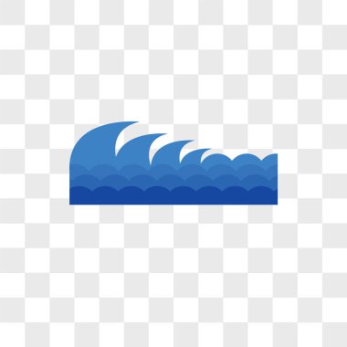 Saydam arka plan üzerinde deniz logo des izole deniz vektör simgesi