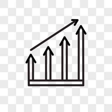 Saydam arka plan üzerinde grafik logo izole grafik vektör simgesi