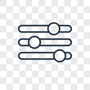 Saydam arka plan üzerinde seçenekleri logo tasarımı izole seçenekleri vektör simgesi