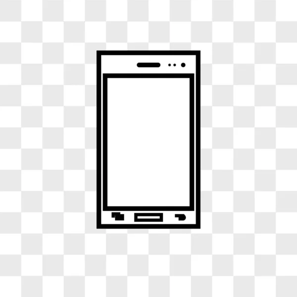 Διάνυσμα εικονίδιο τηλεφώνου που απομονώνονται σε διαφανές φόντο, λογότυπου του τηλεφώνου — Διανυσματικό Αρχείο