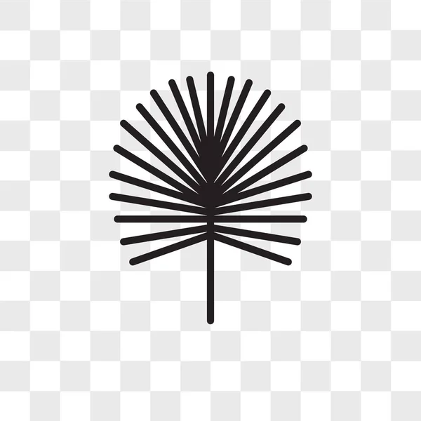 Icono de vector de hoja de pino aislado sobre fondo transparente, Pino l — Vector de stock