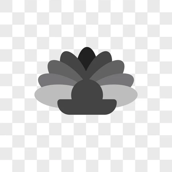 シェルのロゴの透明な背景の分離シェル ベクトル アイコン — ストックベクタ
