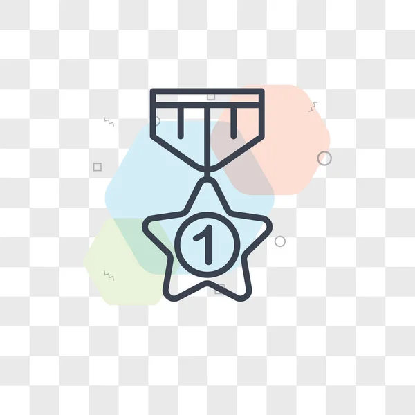 Une icône vectorielle isolée sur fond transparent, Un logo des — Image vectorielle