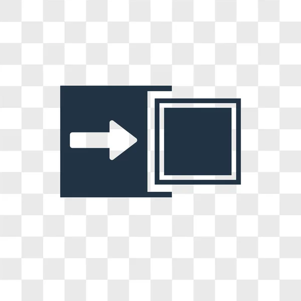 Insérer une icône vectorielle isolée sur fond transparent, Insérer un logo — Image vectorielle