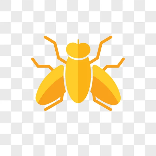 Vector pictogram geïsoleerd op transparante achtergrond, Fly logo des vliegen — Stockvector