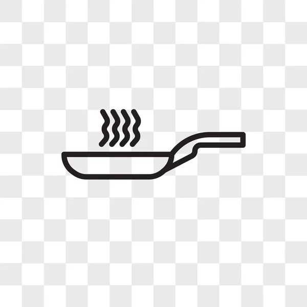 Ícone de vetor pan isolado no fundo transparente, logotipo Pan des —  Vetores de Stock