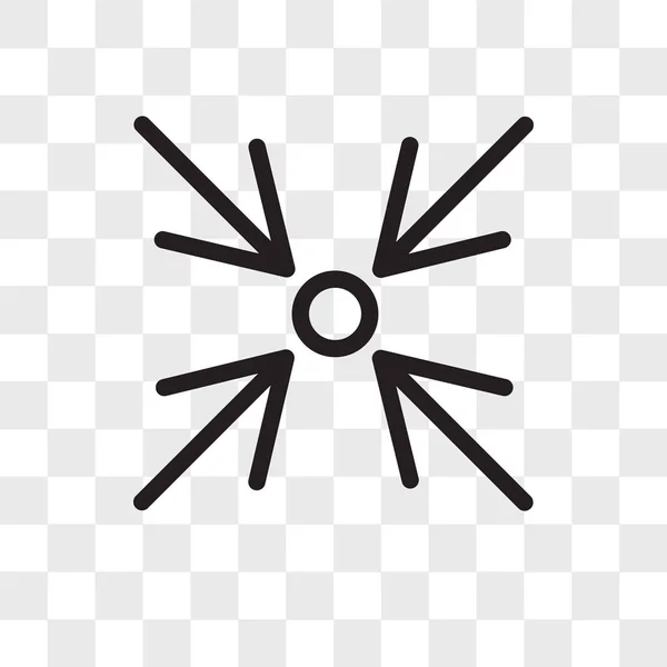 フォーカス ベクトル アイコン フォーカス ロゴの透明な背景の分離 — ストックベクタ