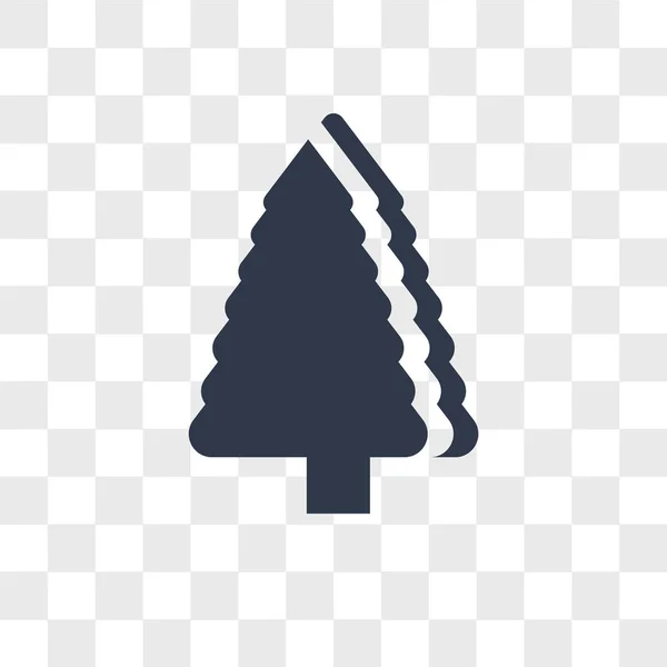 ツリーのロゴ開発、透明な背景に分離されたツリー ベクトル アイコン — ストックベクタ