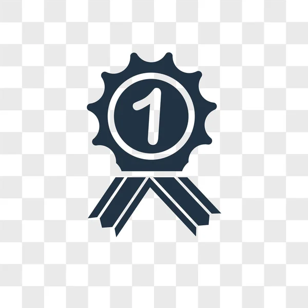 Icône vectorielle de récompense isolée sur fond transparent, conception du logo Reward — Image vectorielle