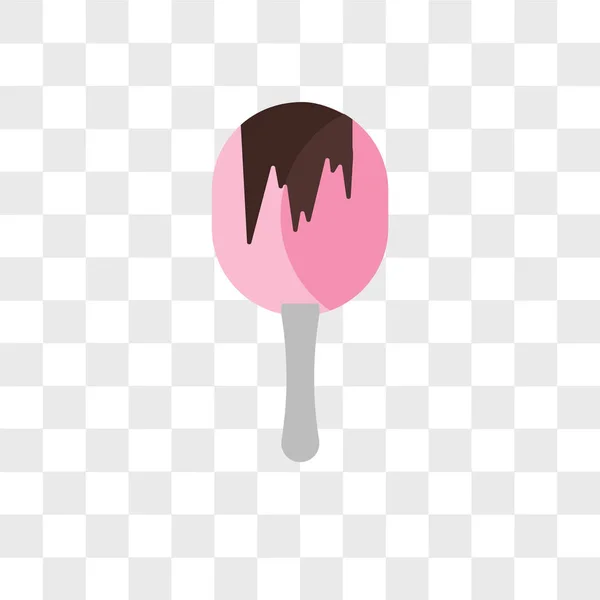 Ice cream vector icon isolated on transparent background, Ice cr — Stock Vector