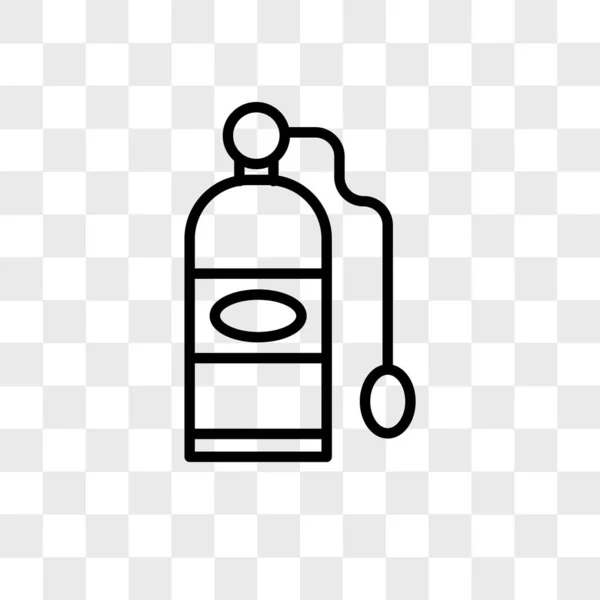 Oxygen tank vector icon isolated on transparent background, Oxyg — Stock Vector
