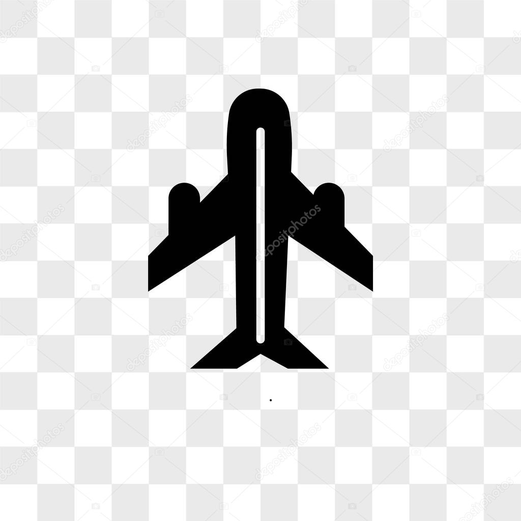 Airplane in vertical ascending position vector icon isolated on 