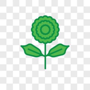 Saydam arka plan üzerinde şakayık logo izole şakayık vektör simgesi