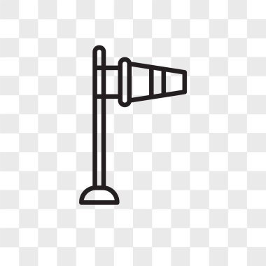 Saydam arka plan üzerinde rüzgar logo tasarımı izole rüzgar vektör simgesi