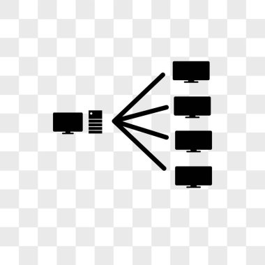 saydam arka plan üzerinde intrane izole intranet vektör simgesi