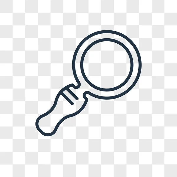Suchvektorsymbol isoliert auf transparentem Hintergrund, Suche Logo-Design — Stockvektor