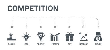 7 simgeleri para, artış, Hediyelik, kar, tr gibi basit bir set