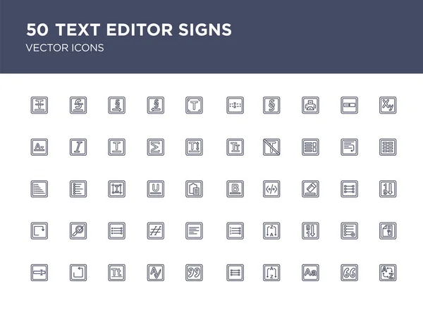 Text Editor Signsストックベクター ロイヤリティフリーtext Editor Signsイラスト Depositphotos