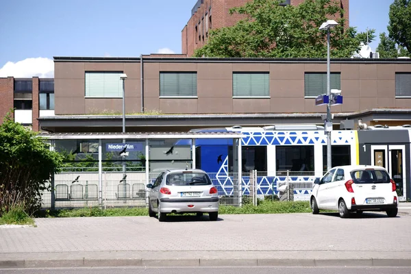 Station Nieder Olm Ett Tåg Vlexx Gmbh Ett Järnvägsföretag Från — Stockfoto