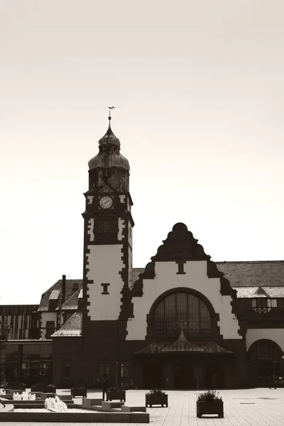 Центральный Вокзал Бад Хомбург Историческое Здание Главного Вокзала Бад Хомбурге — стоковое фото