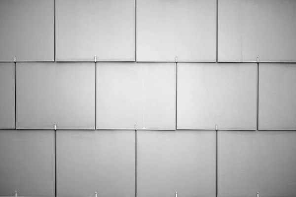 Paneles Plástico Fachada Edificio Con Revestimiento Mural Paneles Plástico —  Fotos de Stock
