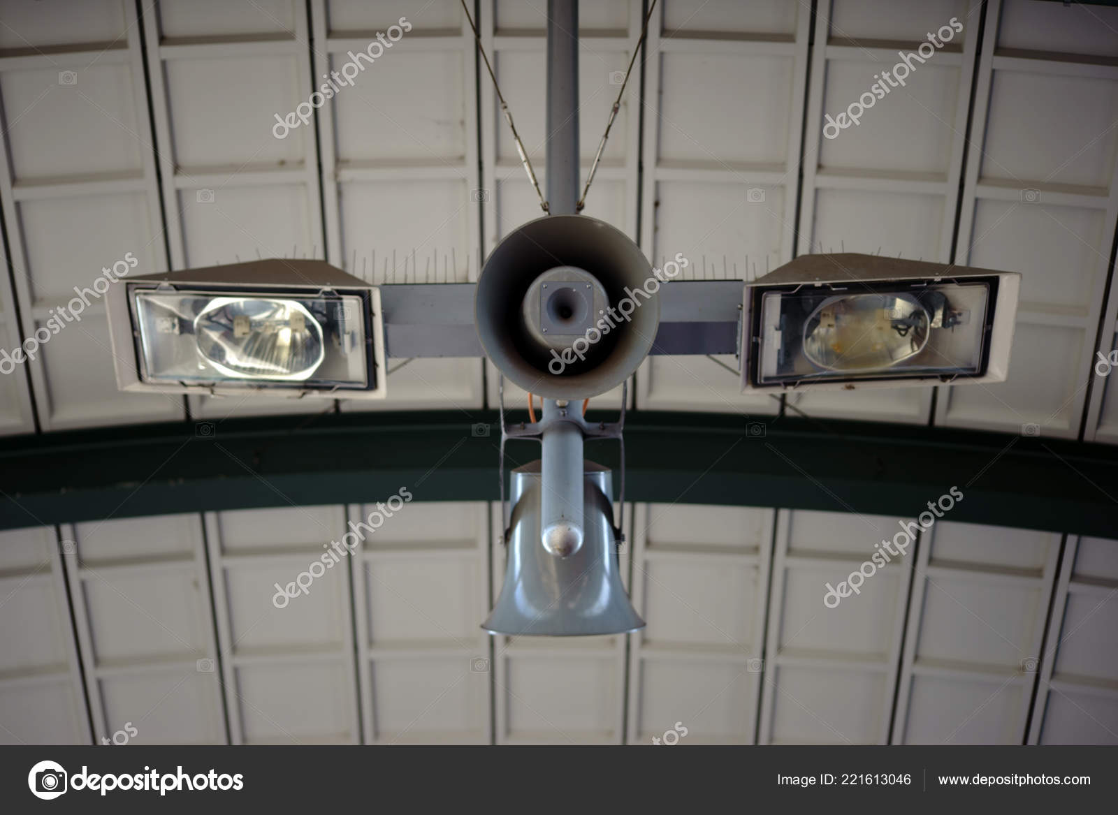 Ceiling Spotlights Large Ceiling Spotlight Speaker Hangs Ceiling