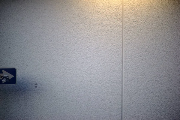 Luce Diffusa Sul Muro Una Lampada Parete Getta Luce Diffusa — Foto Stock