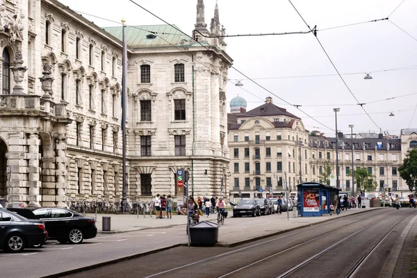 Karl Square Munich Historic Buildings Karl Square Downtown June 2018 — Stok fotoğraf