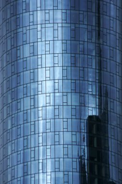 Yüksek katlı cephe Commerzbank Tower / camlar Comerzbank Kulesi de Frankfurt am Main