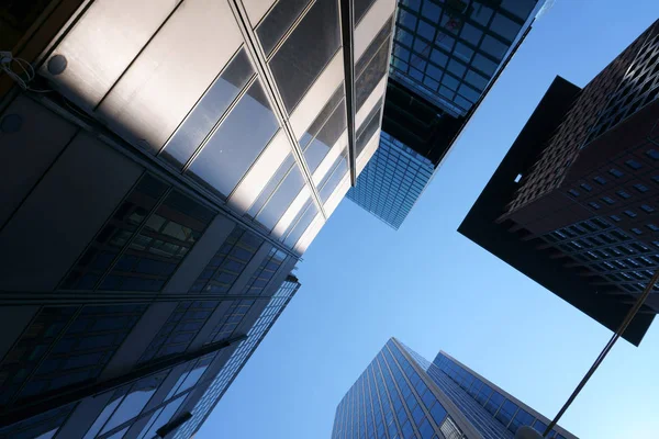 View Japan Center Frankfurt Underside View Japan Center Skyscraper Frankfurt — Stock Photo, Image