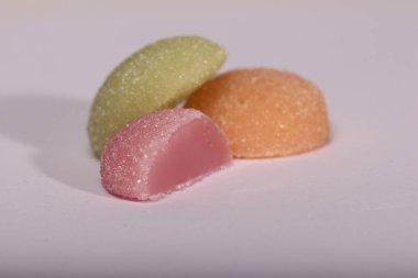 portakal marmelat, yeşil marmelat, yarı pembe marmelat