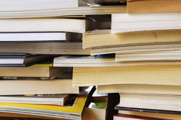 Stacks of books close up — Stock Photo, Image