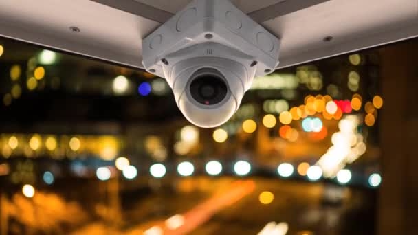 Камеры Безопасности Балконе — стоковое видео